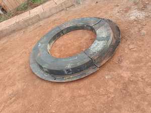 Sakar RubTech Broyeurs à boulets SAG robustes Guide de matériau d'entrée d'anneau d'alimentation Protection contre l'usure Moulage Coupe Traitement Caoutchouc - Product Image 2