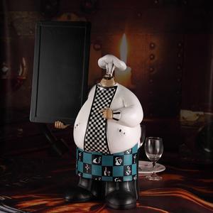 Figura personalizada de bienvenida para <span class=keywords><strong>chef</strong></span>, escultura de resina para restaurante, estatua de fibra de vidrio, para Pizza y <span class=keywords><strong>Chef</strong></span> - Product Image 5