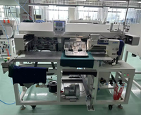 Machine à coudre industrielle CNC JUKI entièrement automatique sans repassage pour la pose de poches, pour jeans et chemises, haute vitesse 3200 SPM