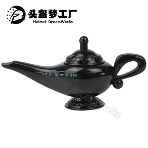 Lampe magique d'aladdin avec lèvres ouvertes, accessoires d'halloween, thème <span class=keywords><strong>mal</strong></span>éfique, noir, Souvenir, nouveauté - Product Image 3
