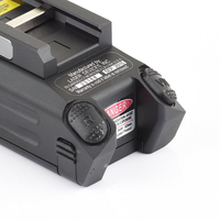 Lampe torche tactique LED extérieure en alliage d'aluminium étanche IP68 ZF002C, rechargeable, double lumière, point rouge IR pour la chasse