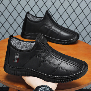 OEM & ODM scarpe di nuovo stile isolamento termico stivali da <span class=keywords><strong>uomo</strong></span> foderato stivali corti ispessiti calore stivali da neve da esterno - Product Image 1