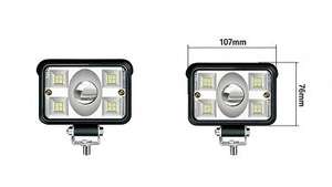 Phare de travail <span class=keywords><strong>LED</strong></span> laser bicolore 12-80V, projecteur <span class=keywords><strong>longue</strong></span> <span class=keywords><strong>portée</strong></span> 500M, faisceau blanc <span class=keywords><strong>et</strong></span> jaune, feu <span class=keywords><strong>antibrouillard</strong></span> tout-terrain pour camion, VTT, SUV - Product Image 5