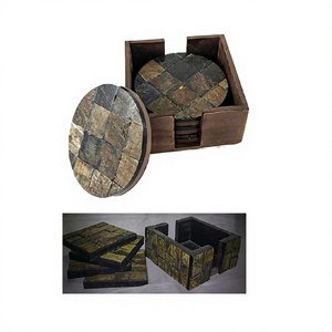 Juego de Posavasos y Manteles Individuales de Resina Ecológica Clásicos de 5 mm, Diseño Rectangular, Venta al por Mayor para Bodas, Banquetes, Restaurantes, Hoteles B.S. - Product Image 3
