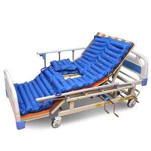 Многофункциональная медицинская кровать с ручным управлением, сертифицированная CE, с тремя рукоятками, из АБС-пластика и металла, для домашнего ухода за пациентами или использования в больницах - Product Image 1