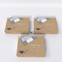 Boîte d'emballage personnalisée en carton pour ordinateur portable, vide, avec impression sur mesure