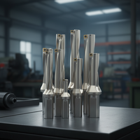 Accessoires d'outils de machine directement de l'usine, acier pour moules, foret en U de précision haute efficacité remplaçable pour perçage CNC