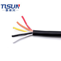 Usine Fournisseur PVC Multicœur SJTW Échoué Cooper 14AWG 5C éclairage Extérieur Câble D'alimentation