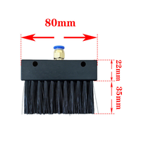 Brosse à huile industrielle pour chaînes, escaliers mécaniques et rails de guidage, petite brosse à huile en nylon, personnalisable OEM, anti-fuite d'huile
