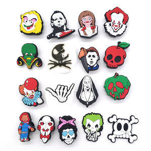 Adorno de Hebilla para Zapatos con Diseño de Terror para el Día de Todos los Santos, Decoración Popular para Asustar, Amuleto para Zapatos, Decoración de Moda para <span class=keywords><strong>Halloween</strong></span> - Product Image 1