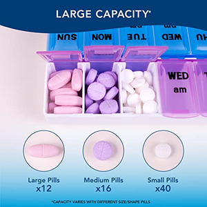 Boîte à pilules écologique, étui pharmaceutique, médicament, emballage portable, petite boîte, mode, 14 compartiments - Product Image 5