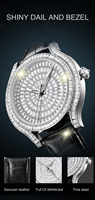 Nouvelle montre de luxe pour homme Hip Hop, cadran entièrement serti de strass, montre automatique mécanique avec diamants