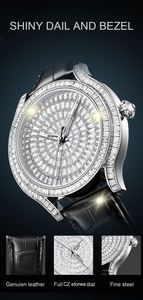 Nuevo Reloj de Lujo para Hombre Estilo Hip Hop, con Esfera Completamente Adornada con Diamantes de Imitación, Reloj Mecánico Automático con Diamantes - Product Image 4