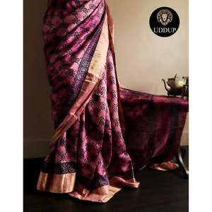 Alta demanda UDDUP Pure Rawsilk Dupion Silk Saree Modern Zari Designs Fabricante indio Ropa de fiesta Adultos Ropa paquistaní - Product Image 6