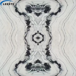 Natürliche stein Innen dekoration Panda Weiß marmor mit schwarz veins <span class=keywords><strong>slab</strong></span>