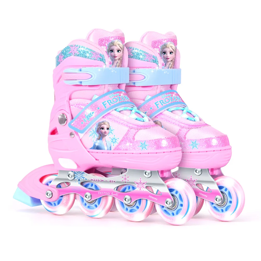 Disney Inline Roller Skates Wholesale High Quality 4 Wheel Inline Skates Flashing Inline Roller Skates For Children