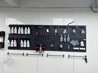 Outils de détail de voiture KLCB outil de planche suspendue crochet montage mural panneau de cheville pour atelier de garage de voiture