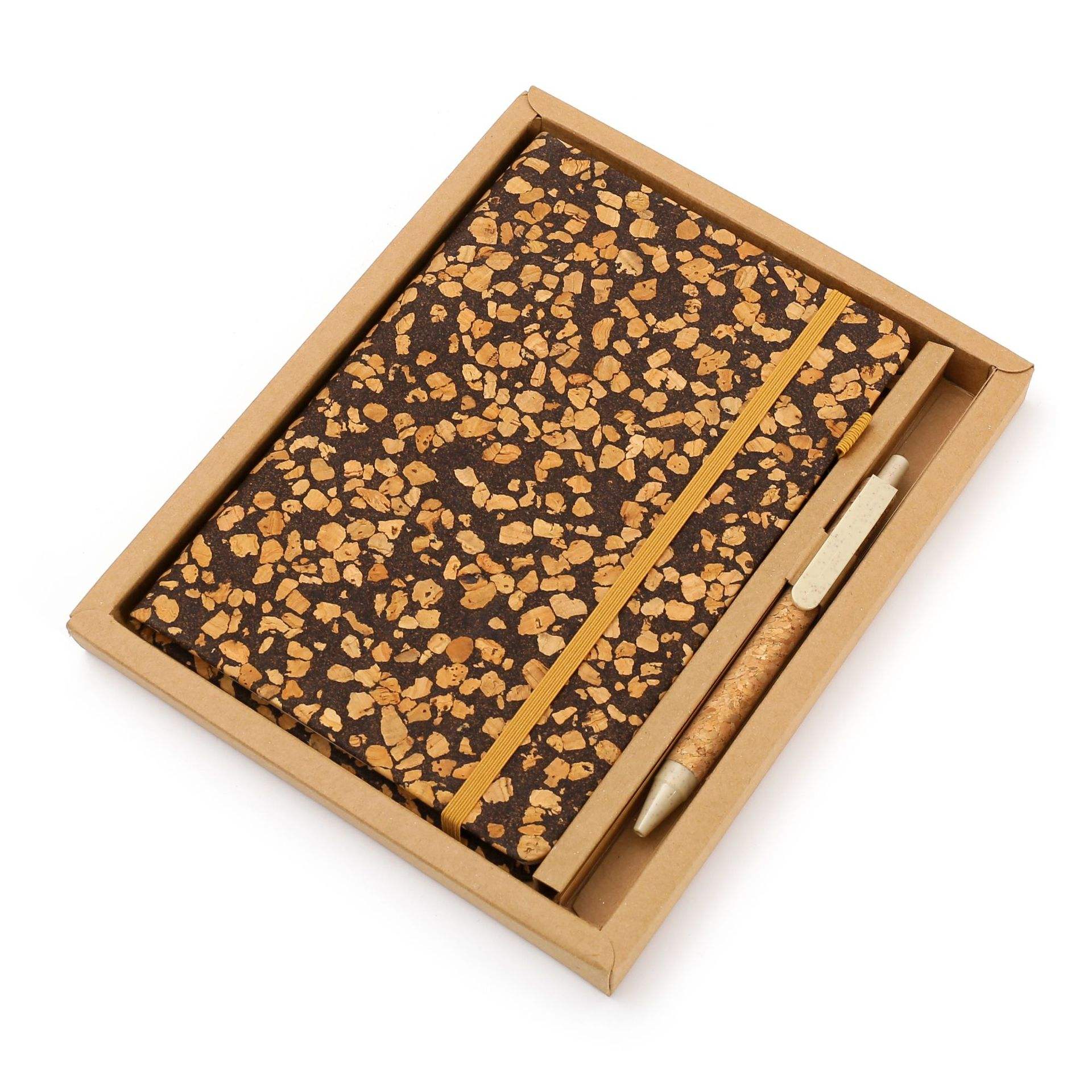 Grains de café en bois brut Ensemble deux pièces