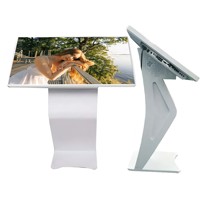 Tótem con Pantalla Táctil de 27 y 32 Pulgadas, Kiosco de Información LCD para Publicidad Interior con Función SDK, Terminal de Consulta con Pantalla Táctil