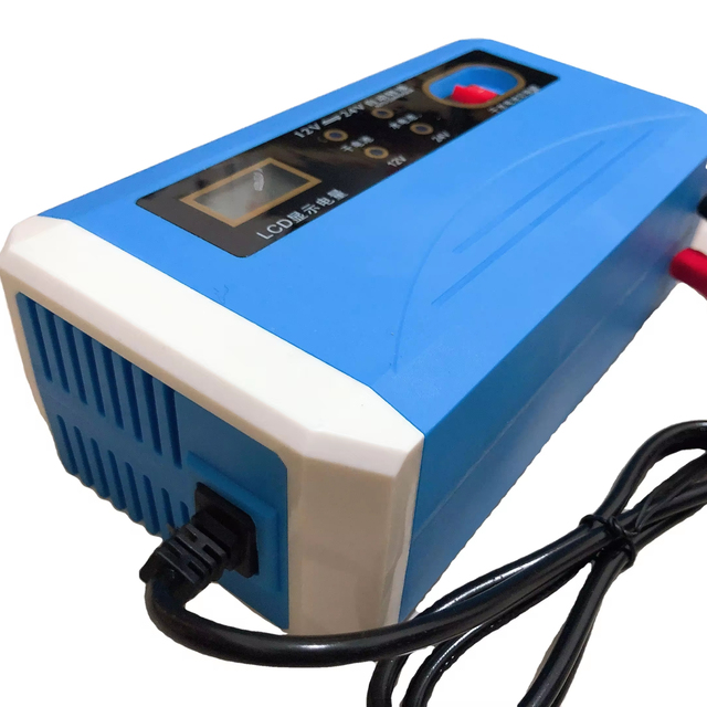 Top Sales Fully Automatic Car Battery Charger 12V24V 10Amp Battery Charger Maintainer Trickle Charger for Car Truck Motorcycle