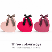 Sac à main en feutre non tissé en forme de cœur, écologique, avec logo personnalisé OEM ODM, nœud papillon mignon, 7 pouces, cadeau de la Saint-Valentin, emballage cadeau