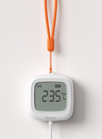 Aismartlink SONOFF SNZB-02LD Capteur de température étanche Zigbee avec sonde en acier inoxydable de 1,5 m, écran LCD
