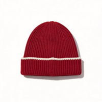 JIBIL LRR-2609 OEM ODM Logo personnalisé Bonnet en coton côtelé unisexe de haute qualité, bonnet d'hiver réglable pour adultes