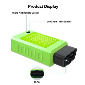 Dispositif universel de codage de clés OBD pour télécommandes (1996-2006) Vert - Product Image 3