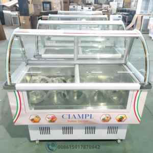 Exhibidor de Helados Pequeño, Congelador de Grado Alimenticio para Paletas Heladas, Vitrina Refrigerada Comercial para Pasteles y Snacks - Product Image 4
