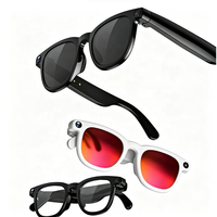 Lunettes Intelligentes Sans Fil Style Meta avec Caméra IA, Commande Vocale, Étanchéité IPX-5, Traduction en Temps Réel, Appel Vidéo HD 1080P
