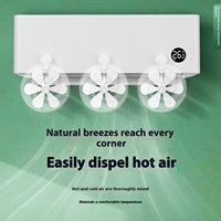 Déflecteur de vent universel pour climatiseurs fendus monté sur ventouse Anti-Direct Blowing Wall AC Dredger Air Outlet Wind