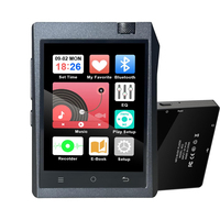 Lecteur MP3 à écran tactile complet de 2,8 pouces, lecteur portable en métal, carte TF, livre électronique, enregistreur vocal, FLAC, pour une autonomie de 5,3 à plus de 20 heures