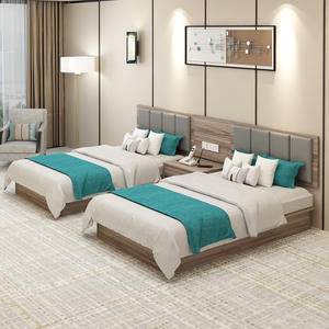 ชุดเฟอร์นิเจอร์ห้องนอนโรงแรมทันสมัย ดีไซน์แผงไม้ เป็นมิตรกับสิ่งแวดล้อม ทนทาน เหมาะสำหรับใช้ในอพาร์ตเมนต์ - Product Image 6