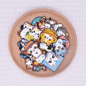 รองเท้ายางมีสเน่ห์ออกแบบได้เองชาร์มรูปสัตว์แมวดีไซน์การ์ตูนแนวคริสต์มาสน่ารัก - Product Image 5