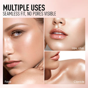 O.TW O.O Venta al por mayor 4 colores de larga duración 3D brillo líquido resaltador hidratante y <span class=keywords><strong>bronceador</strong></span> ligero y resaltador - Product Image 5