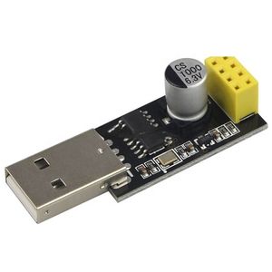 Módulo Wi-Fi USB a ESP8266-01, Placa de Conexión para Teléfono Móvil y Computadora, Comunicación Inalámbrica, Microcontrolador de un Solo <span class=keywords><strong>Chip</strong></span>, WiFi - Product Image 2