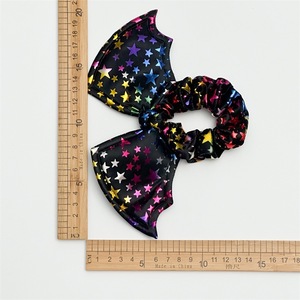 Halloween BAT tóc scrunchies Sao Lễ Hội bên tóc quan hệ ponytail chủ đàn hồi hairband phụ nữ Mũ Nón Phụ kiện tóc - Product Image 6