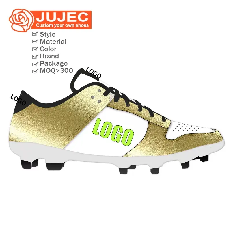 Custom Men's Football Cleats Professional Soccer Shoes Manufactured Football Boots Makers Football American