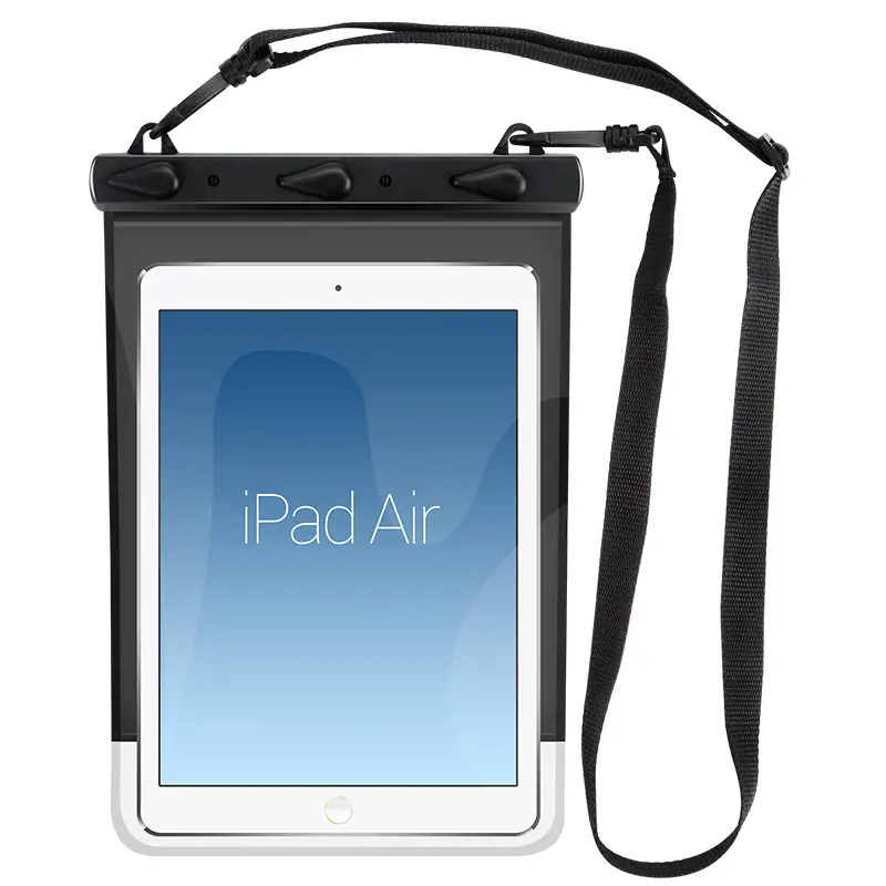 Sıcak satış dışarı seyahat su yüzme evrensel özel baskı logo PVC su geçirmez kılıfı tablet cep telefonu çanta ve durumlarda