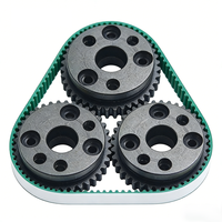 Timing Pulley GT2 32T Timing Pulley 56 Ukuran Lubang 32 Gigi Pulley untuk Set Pulley Sabuk Timing 6mm