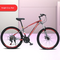 Vélo de montagne pour fille, vélo pour adultes, léger, portable, frein à disque double, suspension avant, amortisseur, vitesse variable, pour jeunes