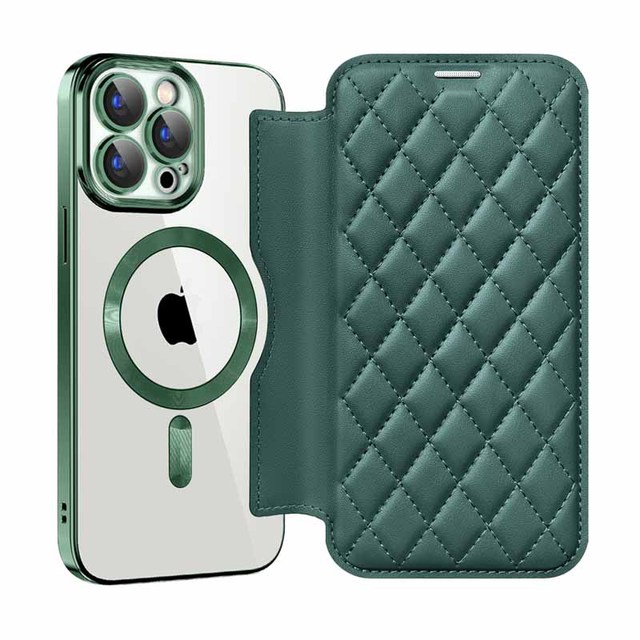 Personalized Leather Textured Flip Phone Case With Card Slots Flip Stand Leather Phone Wallet Case for Iphone 17 16 15 14 13 12