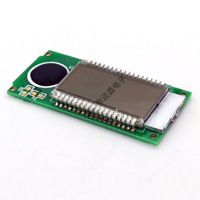 Módulos LCD TN Personalizados, Pantalla de Código de Segmentos, Pantalla LCD de Alta Gama de 1.0 Pulgadas, Montaje SMD/SMT, Texto Gris Negro, Fabricante MJ1052