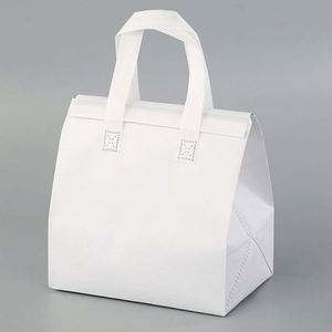 Custom Non-Woven Waterproof Leakproof Thermal Insulated <b>Cooler</b> Lunch Food Delivery Bags for Takeaway - Product Image 1