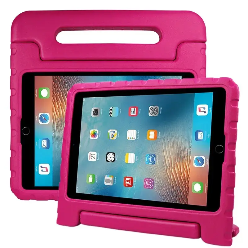 Funda resistente para tableta EVA a prueba de golpes con soporte para iPad 2021/2020/2019 10,2 funda Air 3 10.5th Gen con mano