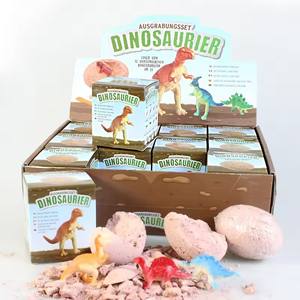 Kit di Scavo per Bambini con 12 Mini Figure di Dinosauri Fossili, Gioco Creativo Fai-da-Te per Scavare Uova di Dinosauro - Product Image 2