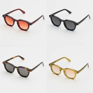 LBASHADES Lunettes de soleil classiques rétro à monture ronde épaisse polarisées de haute qualité avec logo personnalisé Lunettes de soleil en acétate de luxe pour femmes et hommes - Product Image 5