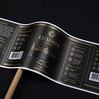 Autocollants UV personnalisés, étiquettes autocollantes en vinyle PVC imperméables, logo de marque, amélioration numérique, impression UV sélective, emballage