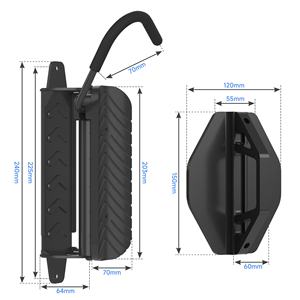 BYPA02B Support mural pivotant pour vélo <span class=keywords><strong>Porte</strong></span>-vélo vertical robuste Vélo électrique Ebike Crochet Cintre <span class=keywords><strong>Garage</strong></span> Rangement intérieur - Product Image 2