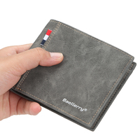 Dompet Pria Baellerry Multi Kantong Kasual Model Pendek Terbuka Kecil Tempat Kartu